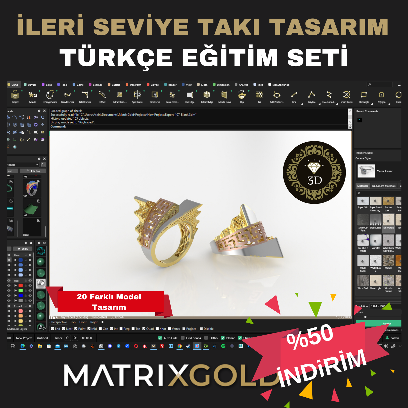 MATRIX GOLD Eğitim Seti - İleri Seviye